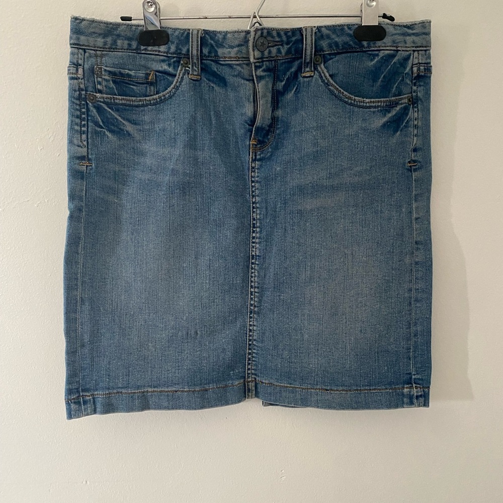 Converse One Star Denim Mini Skirt in Blue